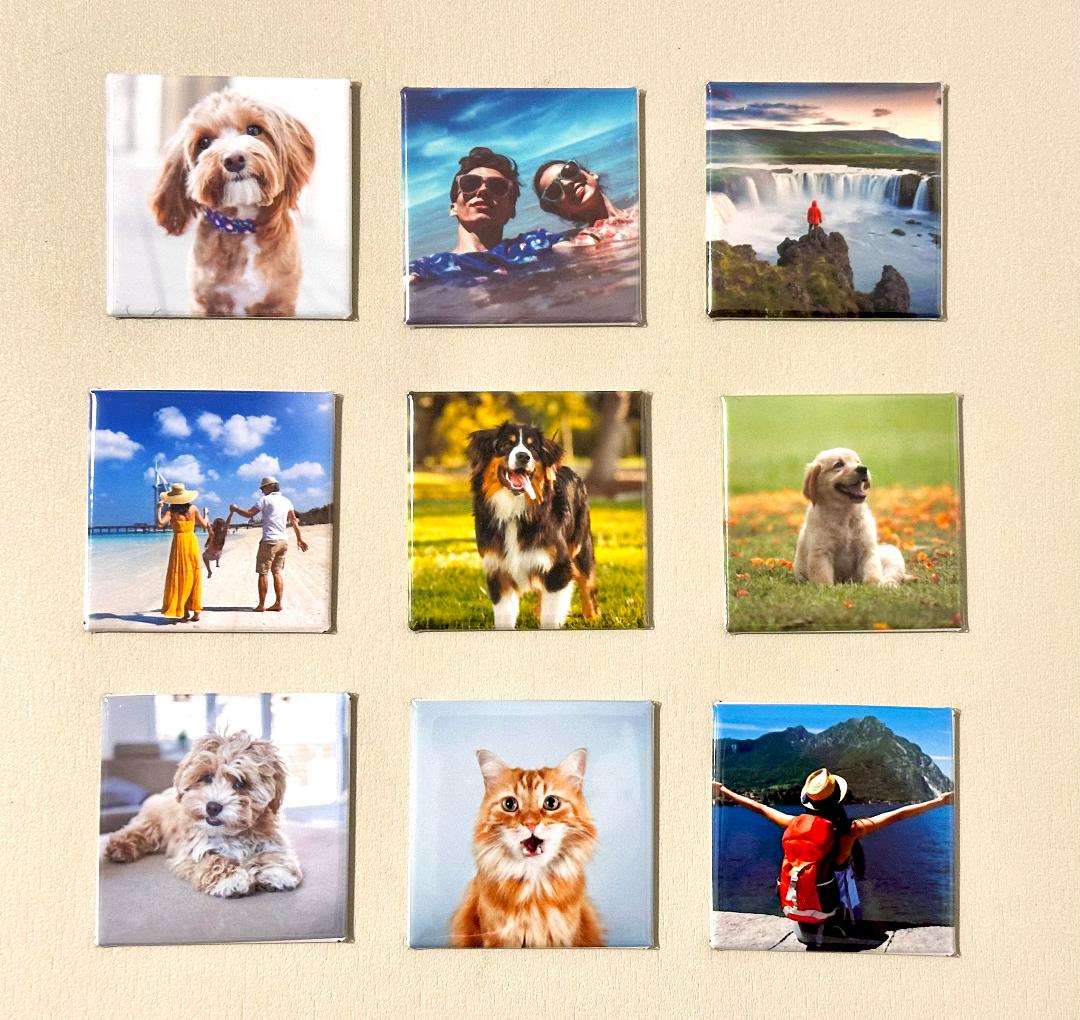 2"x2" Square Photo Magnets