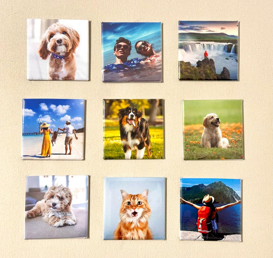 2"x2" Square Photo Magnets