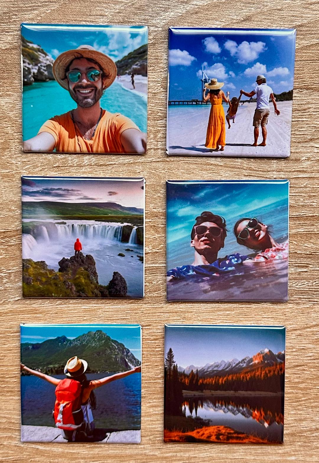2"x2" Square Photo Magnets