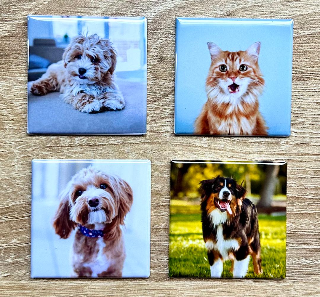 2"x2" Square Photo Magnets